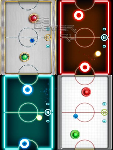 Glow Hockey 2 Pro -   Android