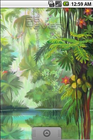 Luminescent Jungle Live Wallpaper-   ANDROID