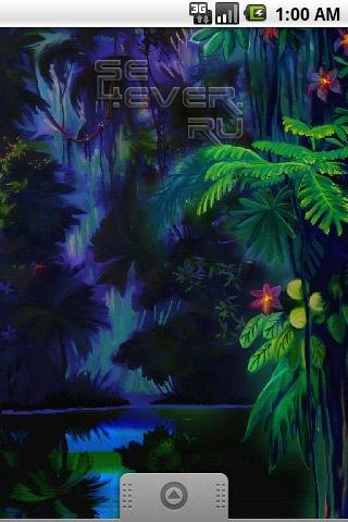 Luminescent Jungle Live Wallpaper-   ANDROID