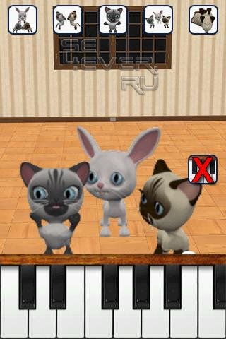 Talking 3 Friends Cats & Bunny-  ANDROID