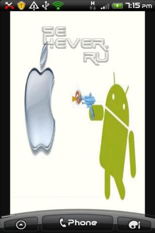 Android Invades Apple LWP-   ANDROID