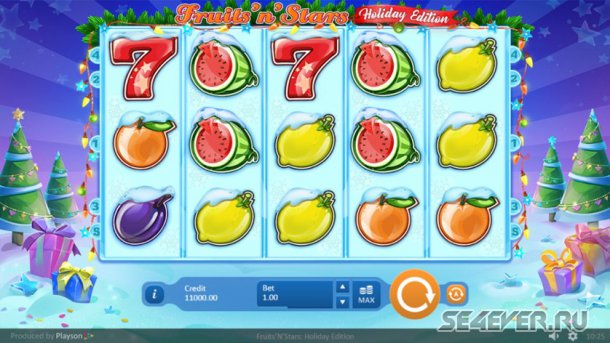 Играем в игровой автомат Fruits and Stars