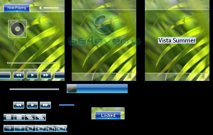 Vista Summer - Skin for KD Player 128x160
