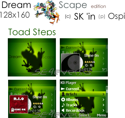 DS ToadSteps - Skin for KD Player 128x160