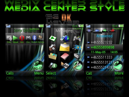 Media Center Style -   Sony Ericsson 240320